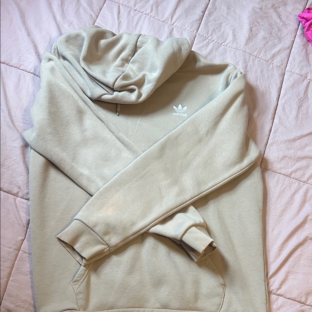 Adidas Women's Beige Cowl Neck Sweater
